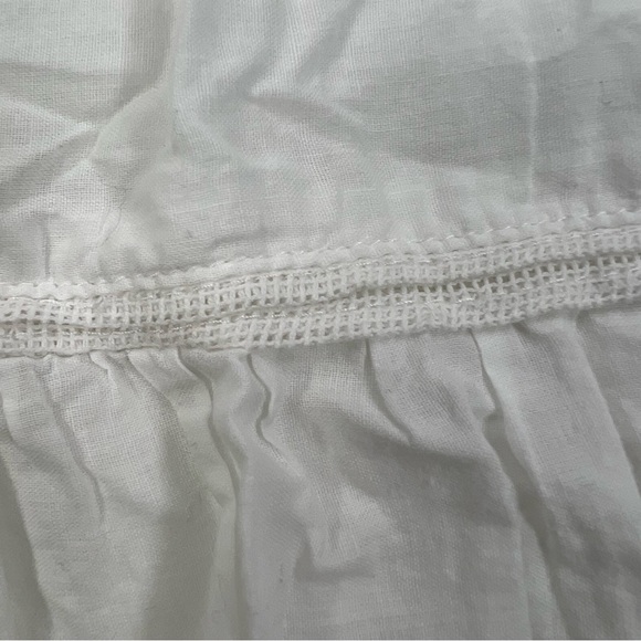 Zara Basic Ladies Skirt White Small Long Maxi Cotton Lined Flared High Rise VGC - Picture 3 of 13